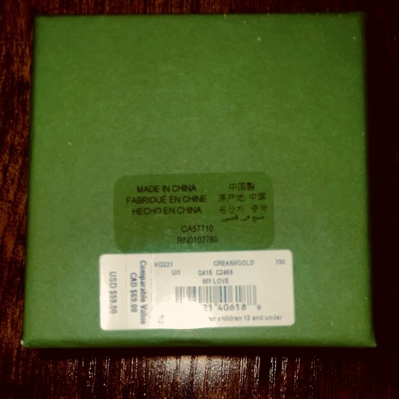 Kate Spade Pearly Heart earrings - Picture 4 of 5